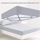 2 Pack Of Bed Sheet Holder Straps Adjustable Sheet Clips Mattress Grippers Set