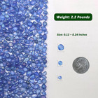 Decorative Stones - 2 Pounds Aquarium Gravel  Fish Tank Pebbles  Natural Pe