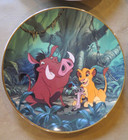 Disney The Lion King Character   Scene Collector Plate Lot Of 4