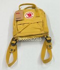Fjallraven Kanken Unisex Kanken Mini Backpack  Kantarell  yellow   One Size