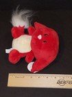 Neopets 2005 Red Kacheek 6  Plush Tags  70146 Snap Creative Vintage Plushie Read
