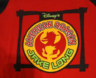Disney Men s Size Medium Long Sleeve Jersey American Dragon Black Red