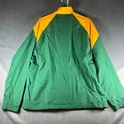 Adidas Men Jacket Size L Green Yellow Logo George Mason Patriots Basketball Team