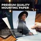 Dunwell Photo Album 8x10  black  With Mounting 8x10  W  Blk Paper  Black 