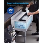 Uimoso 100 7 Qt Commercial Ice Bin 36 X 19in Underbar Ice Bin With Sliding Cover