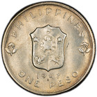 1947-s Philippines Macarthur 50 Centavos Pcgs Ms66 Lot g2118 Silver  Gem Bu 