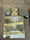 Vintage Zippo Lighter Brass For Parts