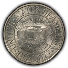 1936 50c York County Maine Commemorative Silver Half Dollar - Bu - Sku-c1275