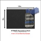 Kydex   Sheet - Color Collection -  8in X 12in   080in Thickness  2 Sheets 