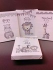 Jo Moulton Canvas Wall Art Cute Safari Animals Neutral Baby Kids Decor Set Of 4