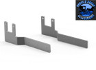 Shift Blind Mount Front Brackets Stainless Half Fenders Peterbilt Low Air Leaf