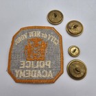Vintage City Of New York Police Academy Patch   Coat Buttons