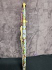 Vtg  Sword Letter Opener With Sheath Floral Design Asian Decorative Desk
