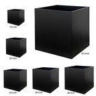 Large Galvanized Steel Planters Metal Garden Planter Box For Outdoor Yard Porch