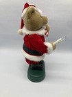 Avon Teddy Bear Santa Musical Christmas Figure Vintage 1996