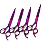 7  Professional Pet Dog Cat Grooming Scissors Hair Dressing Curved Trimmers Set