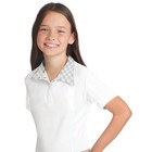 Romfh Kids Classic Short Sleeve Show Shirt Sz M White grey Nwt