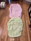 Pottery Barn Kids Penelope Bird Pink Green Crib Set Euc