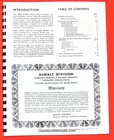 Dewalt 925 Radial Arm Saw Owners Instructions Maintenance Parts Manual 0259