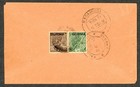 Burma India Circulated Cover Rangoon Karaikudi Theingyi 1938 Handstamped