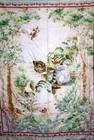 Vintage Beatrix Potter 3 Little Kittens Panel  - 100  Cotton Fabric