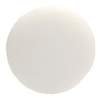 White Floral Styrofoam Foam Circle Disc Pot Insert Home Wedding Decor 8 X 2 