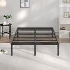 Full Size Metal Bed Frame 14 Inch Heavy Duty Sturdy Metal Platform  Max 800lbs