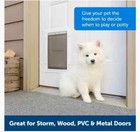 Petsafe Extreme Weather Aluminum Pet Dog Door W  3 Flaps Insulation Large 