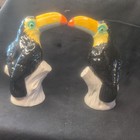 Vintage 1980   s Quon-quon Japan Ceramic Toucan Salt Pepper Shakers