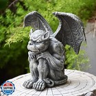 Owmell Gargoyle Statue Garden Guardian Sculpture Figurine Gothic 