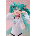 Hatsune Miku Desktop Cute Figure With Cat Ears T Shirt Ver  Taito Japan 2024