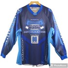 Athletic Works Long Sleeve Motocross Jersey Shirt Size Medium  08 Blue
