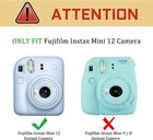 For Fujifilm Instax Mini 12 Instant Camera Clear Case Crystal Hard Shell Cover