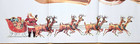U-bild Patterns  santa  Mrs  Sleigh  8 Reindeer  Christmas Yard Set C20  New Oop