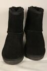 Dream Pairs Women s Winter Suede Mid Calf Faux Fur Lined Warm Snow Boots Size 4