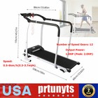 Electric Treadmill Home Elderly Walking Pad Machine Folding Frame Fitness Gym