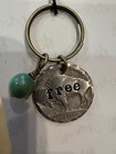 Hand Stamped Buffalo Nickel  free  Keychain