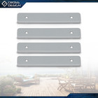 Light Gray Composite Deck Decking Boards End Cap Cover Set 4x W screw Holes 5 5 
