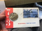 1972 Or 73 Or 74 Or 75 Us Bicentennial First Day Cover With Medal   Stamps Unc