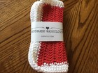 Handmade Set Of 2 Crochet Cotton Dish Cloths Or Wash Cloths 8 5x8 5 Inches  new 