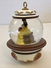 Extremely Rare Disney Christmas Ornament Snow Globe W  Belle 2010
