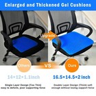 Double Thick Gel Seat Cushion     Egg Shape  Non-slip Breathable  Comfort