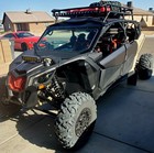 New Full Glass Windshield Black For Can Am Maverick X3 2017-2024