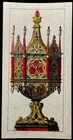 C1835 Gorgeous Ace Of Cups Tarot Playing Card Chalice Tarocchi Gumppenberg Milan