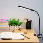 Dimmable Flexible Usb Clip-on Led Desk Lamp Table Reading Book Lamp 5w Light Usa