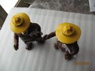 2 Vintage Smokey The Bear Action Figures With Shovels By R dakin   Co   8  Tall