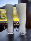 Vintage Hamm s Glass Beer Mug - Lot Of  3  - Born In The Land Of Sky Blue Waters