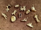 Monopoly Deluxe Edition Board Game 1998 Replacement Parts - All 12 Gold Tokens