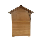 2-3 Person Canadian Hemlock Traditional Outdoor Sauna With Roof