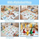 Kids Rugs For Playroom - 2 5x4 Feet Abc Rug For Toddler Children Educational 